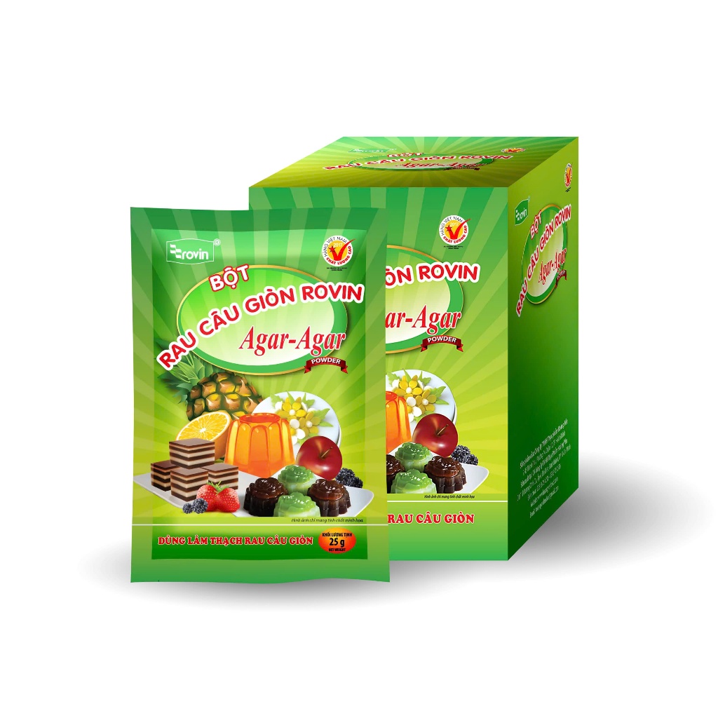 AKSHOPDANANG 2700.439 - Bột rau câu dòn AGAR 25gr