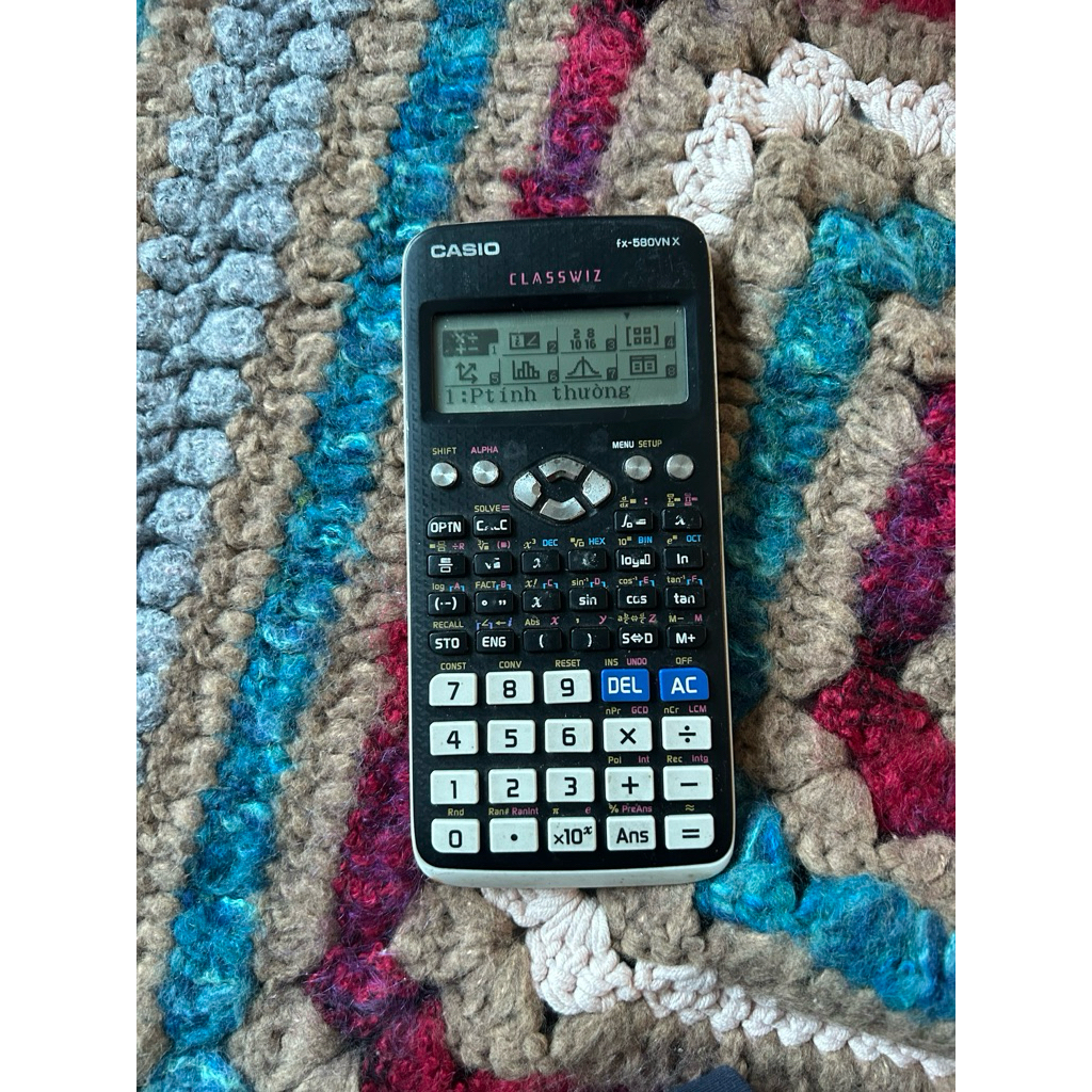 MÁY TÍNH CASIO FX-580VNX ĐEN