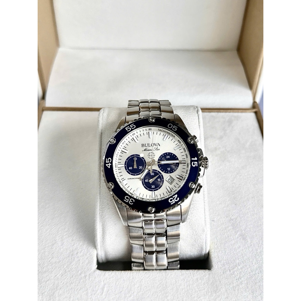 Đồng Hồ Nam Bulova 98B423 Quartz Size 42 Marine Star Chronograph