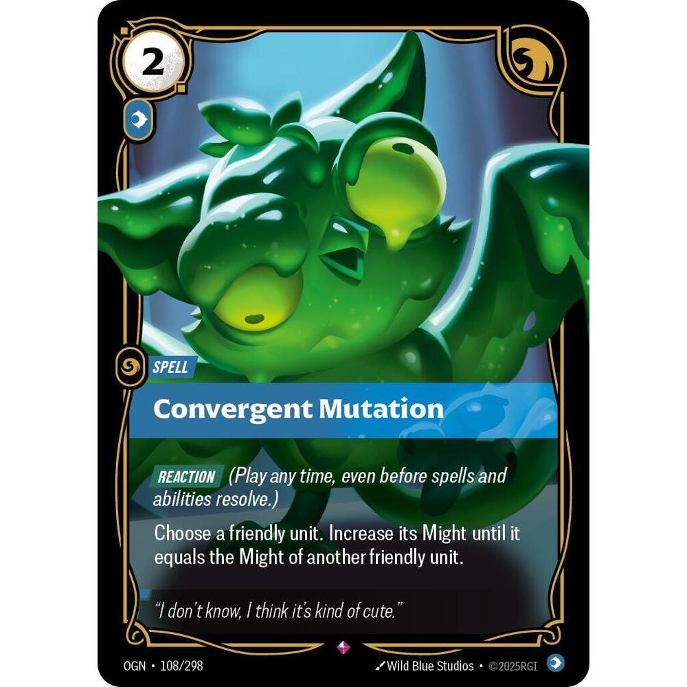 Thẻ Bài Riftbound Mã OGN-108/298 - Convergent Mutation - Spell - Rare