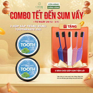  Combo 2 Kem Trắng Răng Dạng Sáp Tooth Paste 25GR Yen COSMETIC Làm Trắng Răng Giảm Hôi Miệng Làm Sạch 