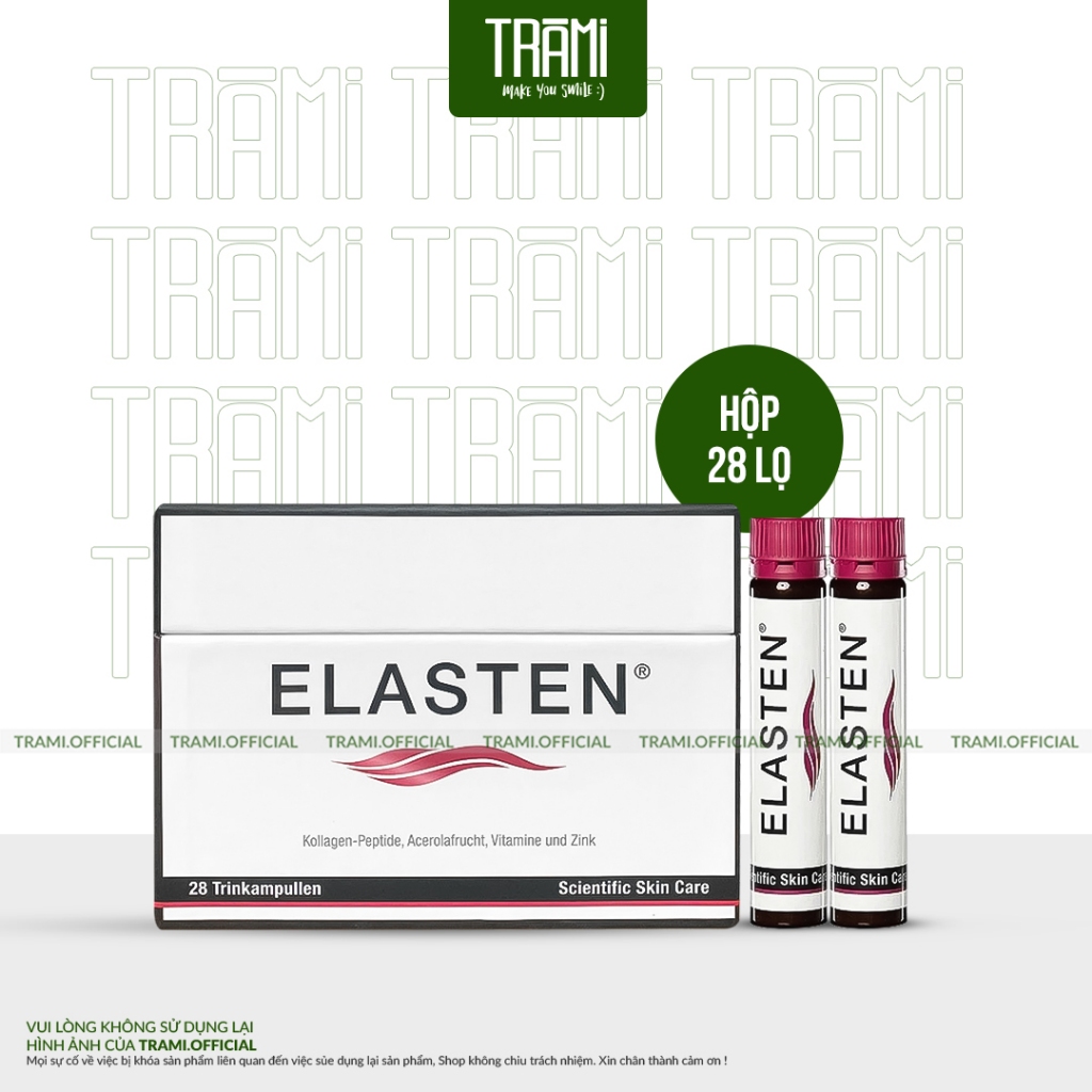 [HÀNG NHẬP KHẨU] ELASTEN Collagen Drink Ampoules 28 Ống | Collagen Peptide Uống Đẹp Da, Tăng Đàn Hồi