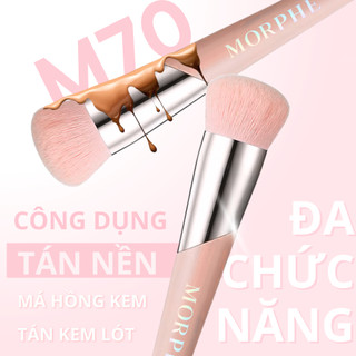 Cọ Tán Nền – Má Hồng Kem – Kem Lót Morphe Foundation Brush M70 – Đầu Cọ Dày, Siêu Mềm, Bám Kem Tốt