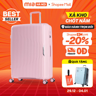   ⚡RẺ NHẤT NĂM  Vali Kéo MIA Larita ROTA - Size 20 24 28 Inch Nhựa PP Dẻo Hạn Chế Bể Vỡ Khóa Số TSA BH Trọn Đời 