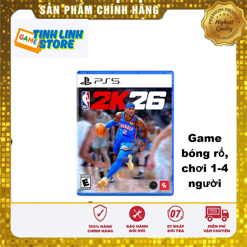 Đĩa Game PS5 NBA 2K26 - Bóng rổ