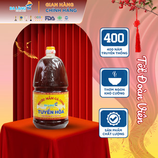  Nước Mắm Cá Cơm Ba Làng TH Tuyến Hòa 400 Năm Truyền Thống 2000ml 