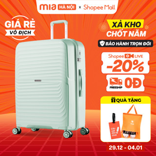   ⭐ĐỘC QUYỀN  Vali Kéo MIA Du Lịch MIYO - Size 20 24 Inch Nhựa PP Bền Bỉ Hạn Chế Bể Vỡ,Khóa số Bảo Hành Trọn Đời 