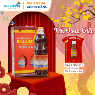  Xách Nước Mắm Cốt Đặc Biệt Ba Làng TH 900ml Combo 2 Chai 