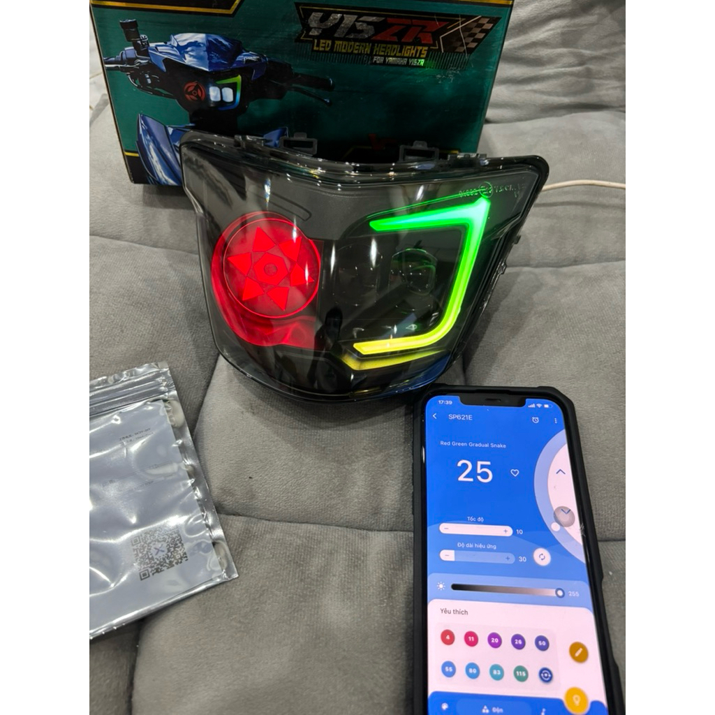 Choá đèn Pha Bi cầu sharingan 2bi Exciter150 Mxking 150 đời 2015-2018