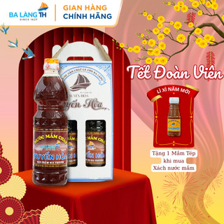  Xách Nước Mắm Chắt Cá Cơm Ba Làng TH 800ml Combo 2 Chai 