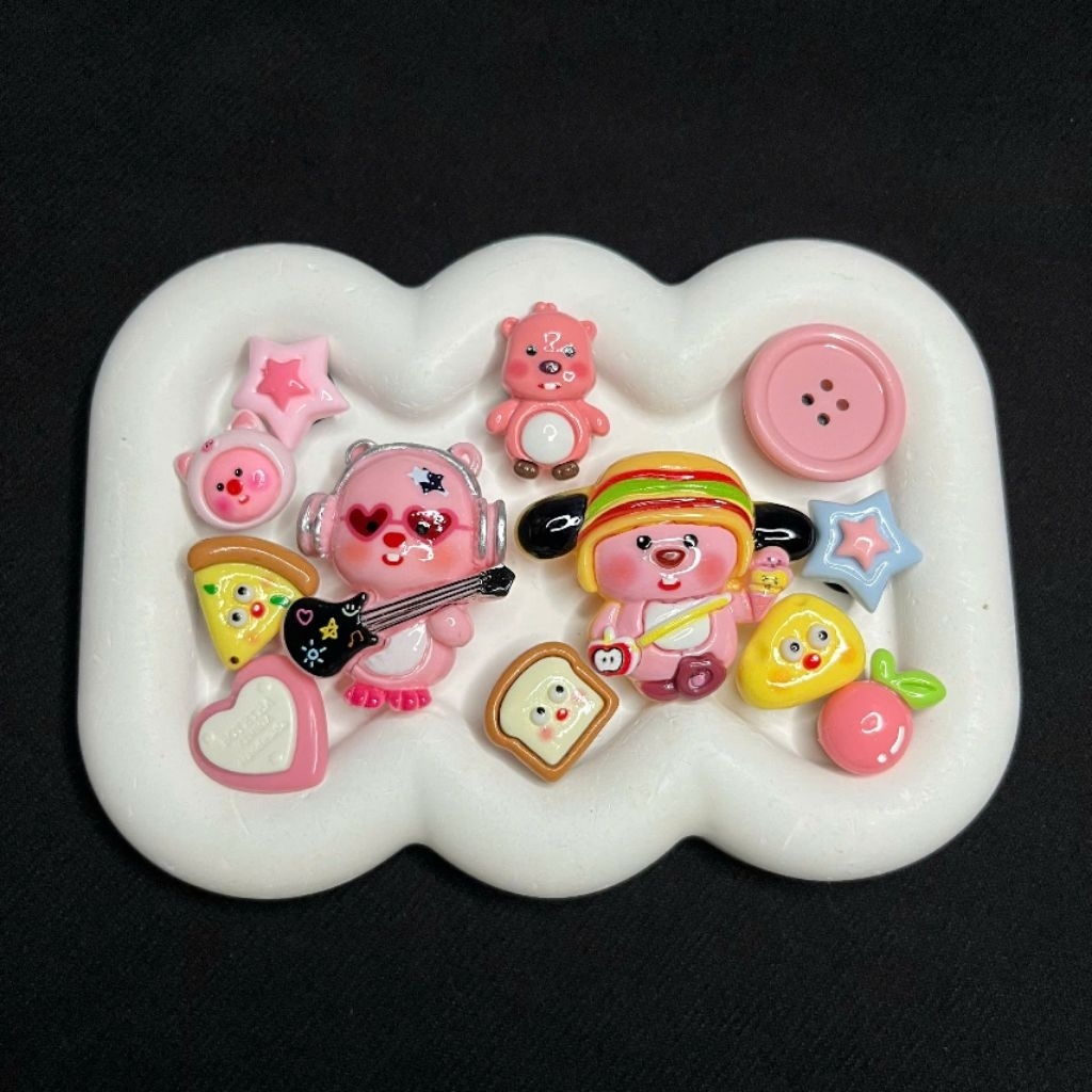 Set 12 Sticker | Loopy | gắn dép sục. , dép crocs , jibbitz , charm