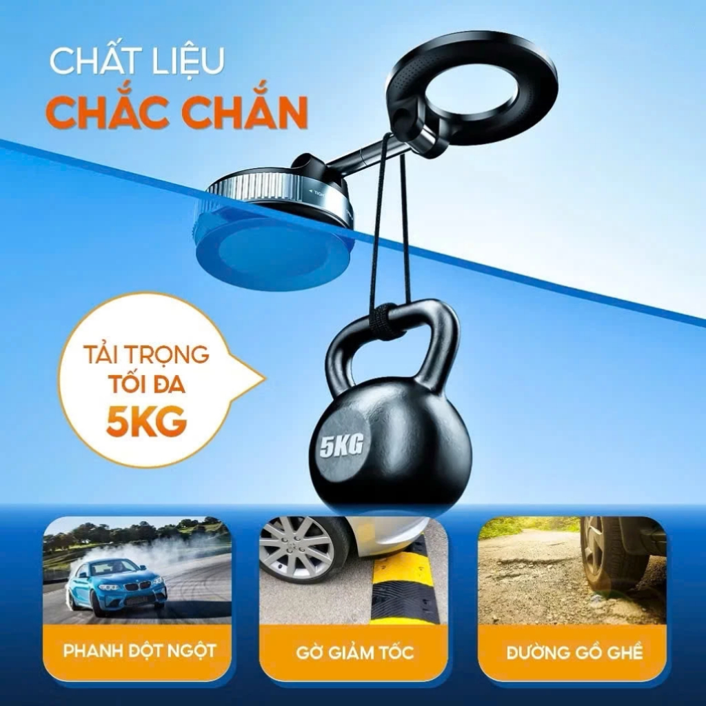 Giá Đỡ Điện Thoại Từ Tính K007, Giá Đỡ Magsafe Hút Chân Không Trên Ô Tô Cao Cấp, Xoay 360 Độ | BigBuy360 - bigbuy360.vn