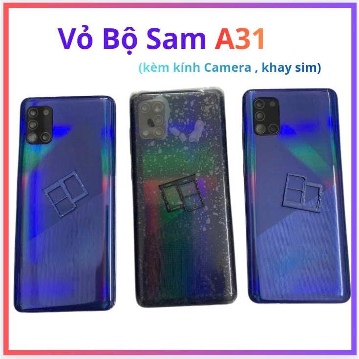 Vỏ bộ sam A31,khay sim,kính camera