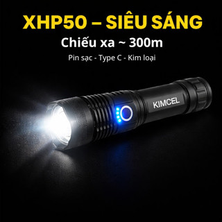 Đèn pin siêu sáng XHP50-Sản phẩm chính hãng -Đèn pin cầm tay