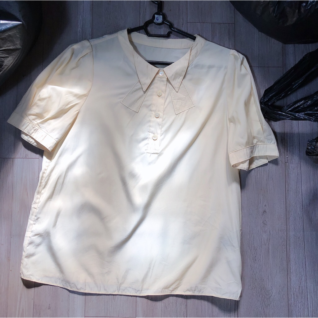 [102store] Áo Sơ Mi Kiểu Cọc Tay Công Sở Xinh (250)