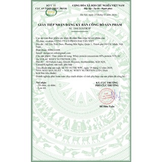 Whey Protein Concentrate 80% Protein VOLAC - Sữa tăng cơ giảm mỡ