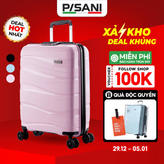   DEAL TẾT Vali Kéo Pisani LANI - size 20 24 28 Vali MIA Chính Hãng Nhựa PP Siêu Bền Khoá TSA An Toàn 