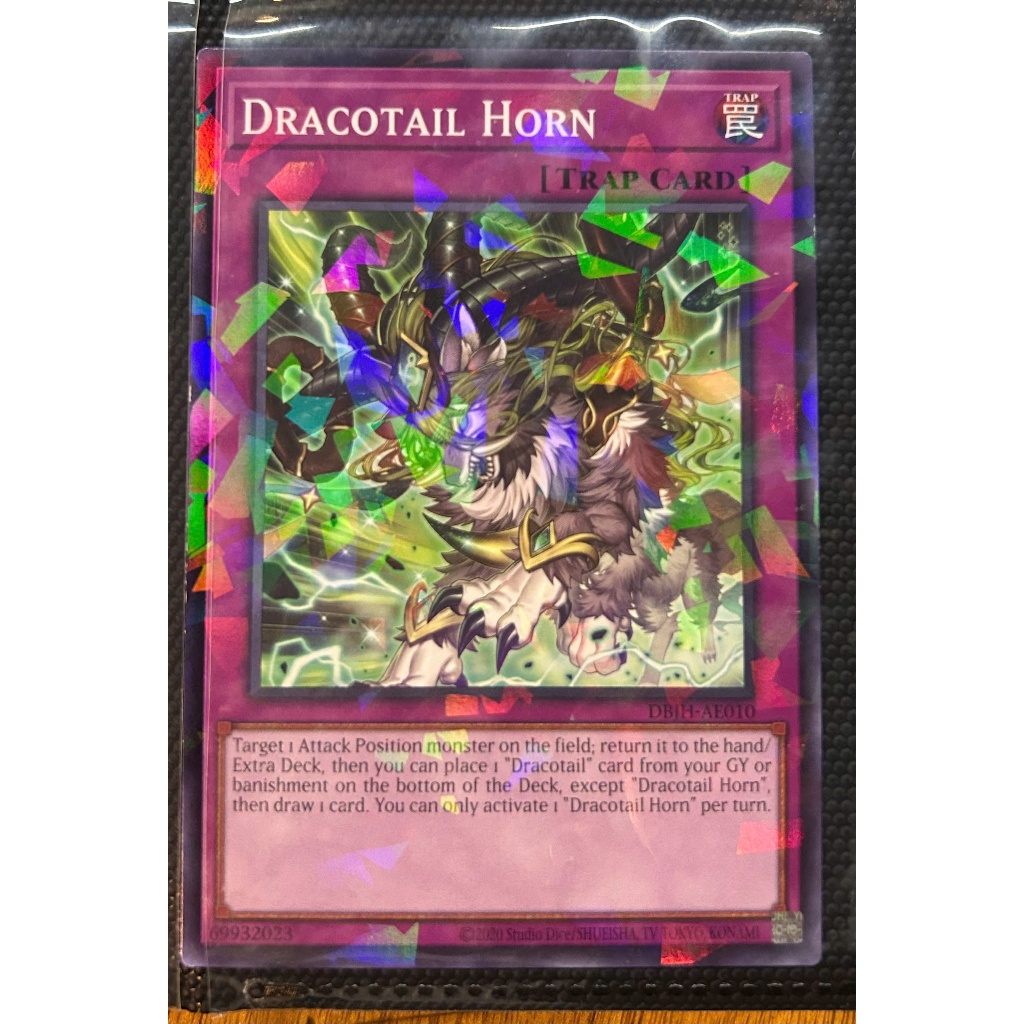 Thẻ bài Yugioh - DBJH-AE010 Dracotail Horn