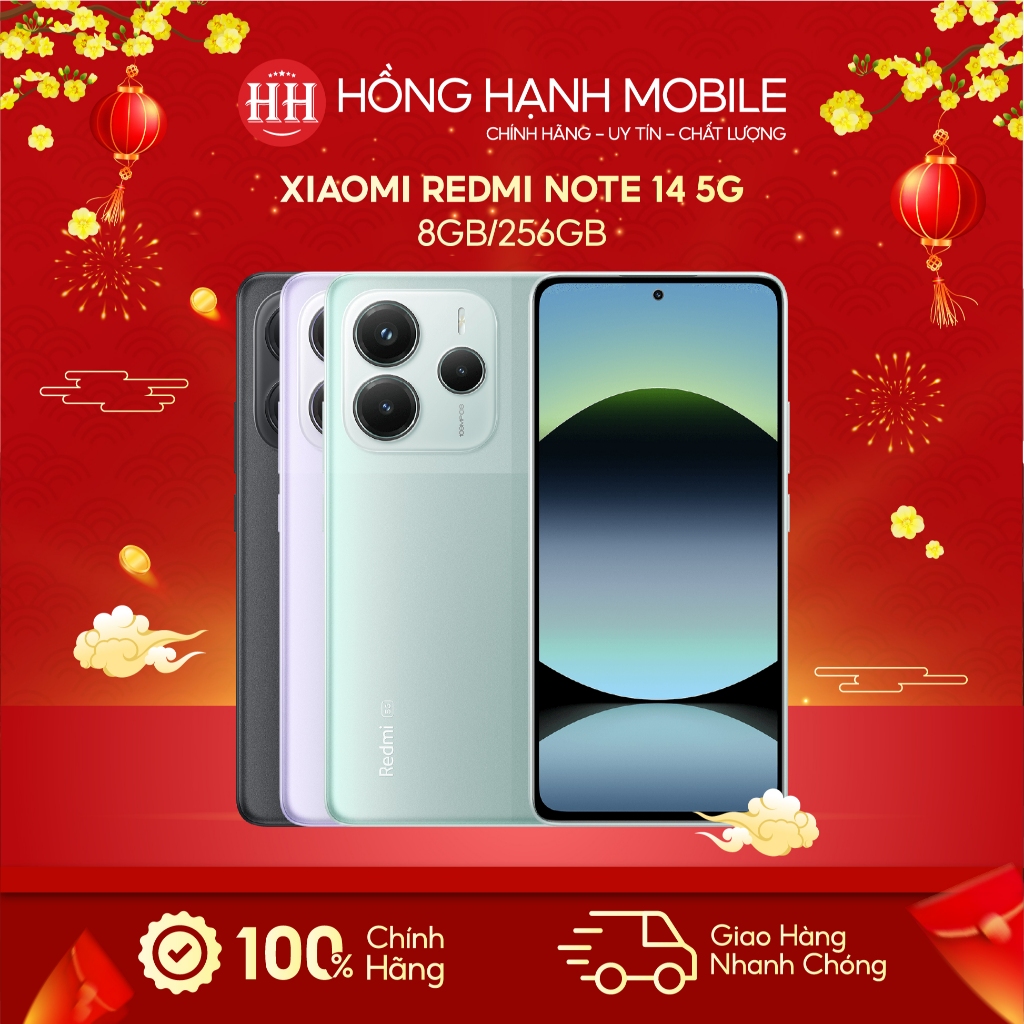 Điện Thoại Xiaomi Redmi Note 14 5G 8GB/256GB - Hàng Chính Hãng | BigBuy360 - bigbuy360.vn