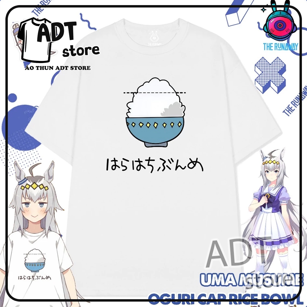 áo thun Uma Musume : Oguri Cap Rice Bowl - genshin impact nhân vật chibi  cute
