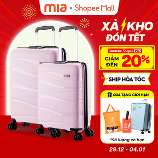   COMBO SIÊU HỜI  Combo 2 Vali Kéo MIAvn Du Lịch Pisani LANI - Size 20 24 28  Nhựa PP Siêu Bền Hạn Chế Bể Vỡ 