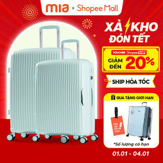   COMBO SIÊU HỜI  Combo 2 Vali Kéo MIAvn Du Lịch Larita ROTA - Size 20 24 28 Nhựa PP Hạn Chế Bể Vỡ Bảo Hành Trọn Đời 