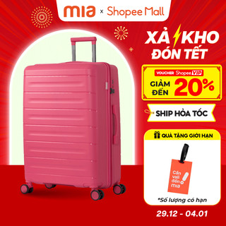   MỚI 2026  Vali Kéo MIAvn Larita POME Size 20 24 28 Inch Nhựa PP Nguyên Chất Dẻo Khoá Số TSA Bánh Xe Đôi 