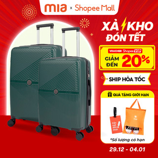   COMBO SIÊU BỀN  Combo Vali Kéo MIAvn Larita HALIX - Size 20 24 28 Nhựa PP Dẻo Đàn Hồi Cao Hạn Chế Bể Vỡ BH Trọn Đời 