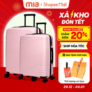   COMBO ĐỘC QUYỀN  Combo 2 Vali Kéo MIAvn Larita ZENI - Size 19 24 28 Nhựa PP Bền Bỉ Hạn Chế Bể Vỡ Khoá Số An Toàn 