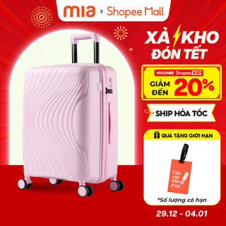  Vali Kéo MIAvn Larita LENA - Size 20 24 28 Nhựa PP Dẻo Bền Bỉ Hạn Chế Bể Vỡ Khoá TSA Bảo Hành Trọn 