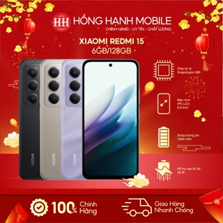 Điện Thoại Xiaomi Redmi 15 6GB/128GB - Hàng Chính Hãng