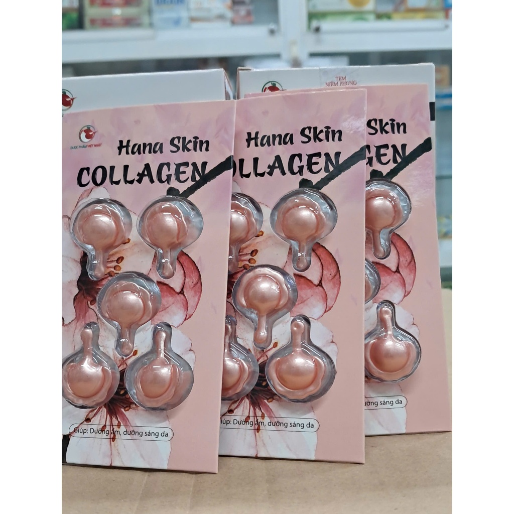 Viên bôi đẹp da Hana Skin Collagen Việt Nhật