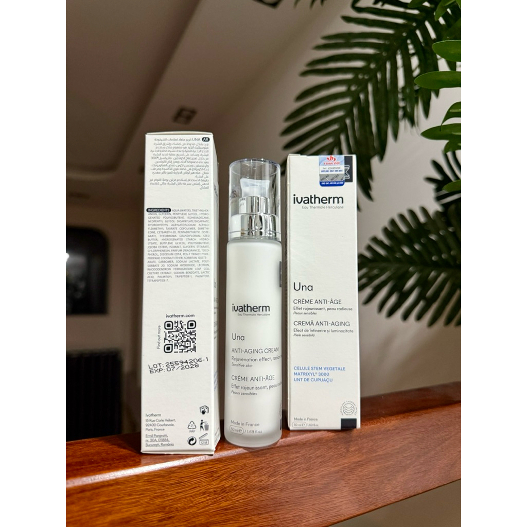 [HÀNG CÔNG TY] Kem dưỡng trẻ hóa Ivatherm Una giảm nhăn, phục hồi, chống lão hóa đa tầng Una Anti Ag