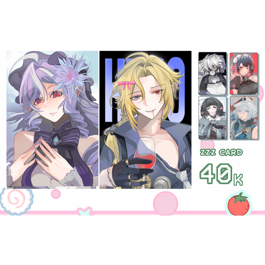 Card Zenless zone Zero 6x9 cán bóng