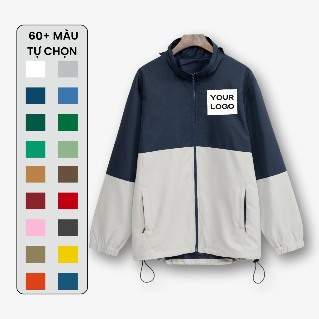 Áo Gió Đồng Phục Công Ty, Áo Khoác Công Ty, Đồng Phục Doanh Nghiệp, Thiết Kế Áo Đồng Phục Công Ty