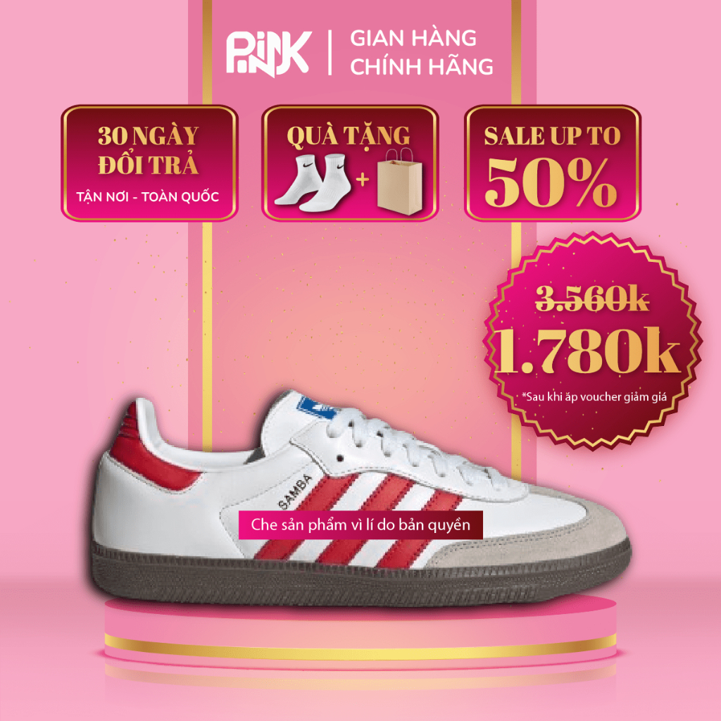 | AUTHENTIC | Giày Sambaa OG 'Better Scarlet' IG1025 - Pink Sneaker Authentics