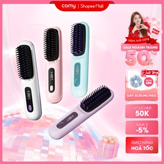  Lược điện chải tóc không dây ion âm Camy SupperHeat chăm sóc tóc mềm mượt gỡ rối làm nóng nhanh 20s 