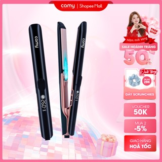  Máy duỗi tóc ion âm Camy Vibe Pro ép tóc chuyên nghiệp chuẩn salon công nghệ rung không gây rít tóc 