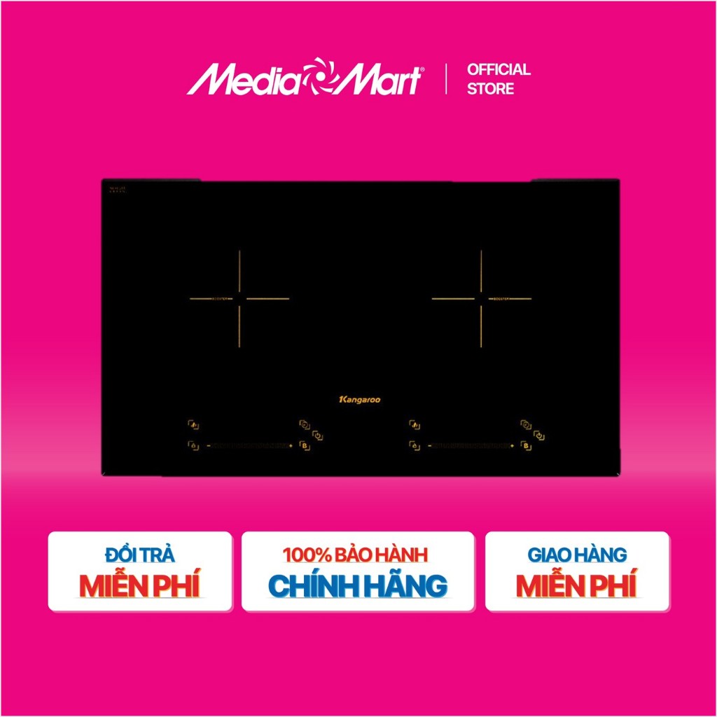 [MEDIAMART] - Bếp từ đôi Kangaroo KG856i Thailand 4000W - FREESHIP,Bảo hànhchínhhãng