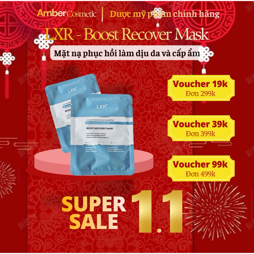 Mặt Nạ LXR Boost Recovery Mask Làm Dịu Da Cấp Ẩm Phục Hồi