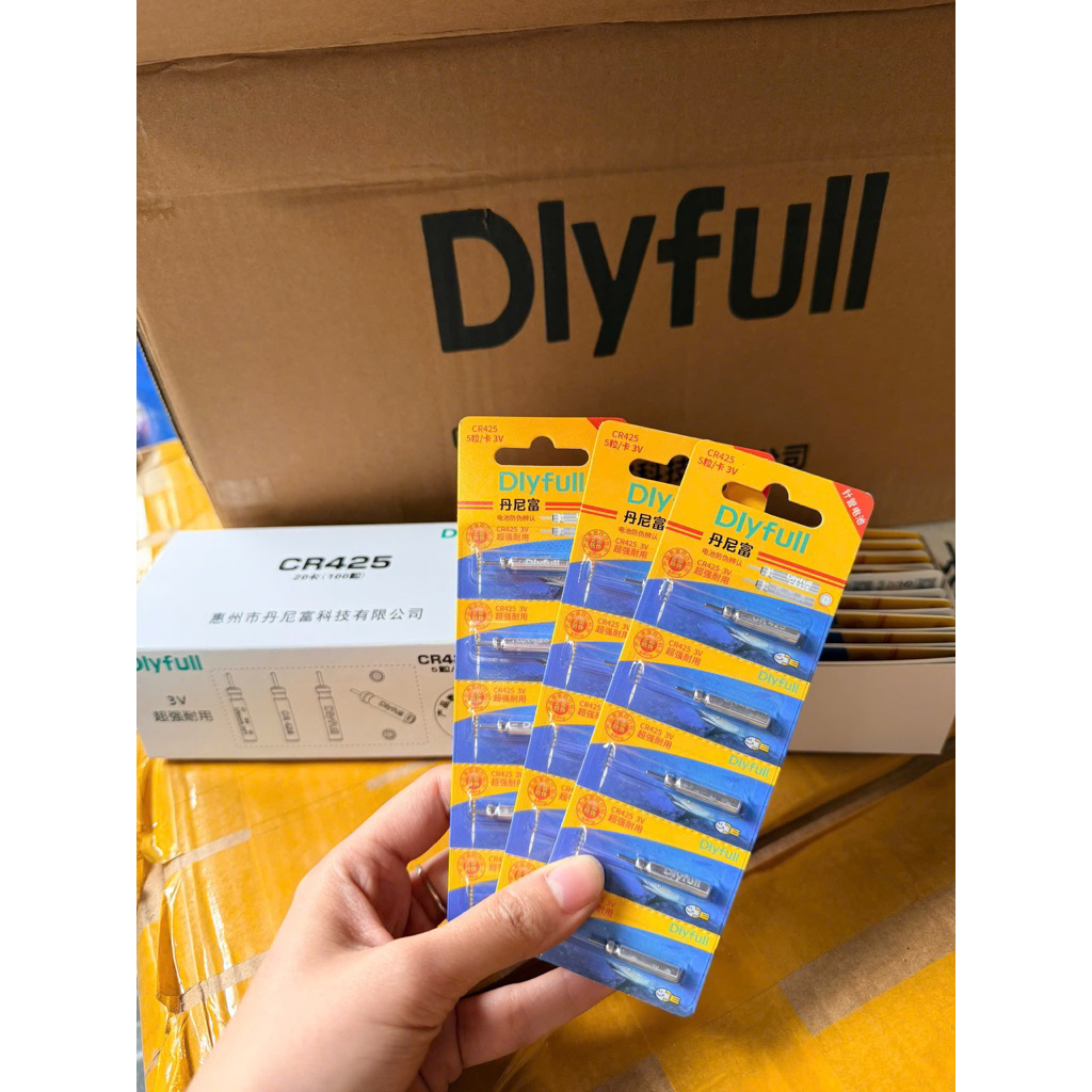 Pin Điện Tử CR-425 [ Vỉ 5 quả ] Chuyên lắp phao câu đài câu đêm PIN-CR-425-PIN CR316