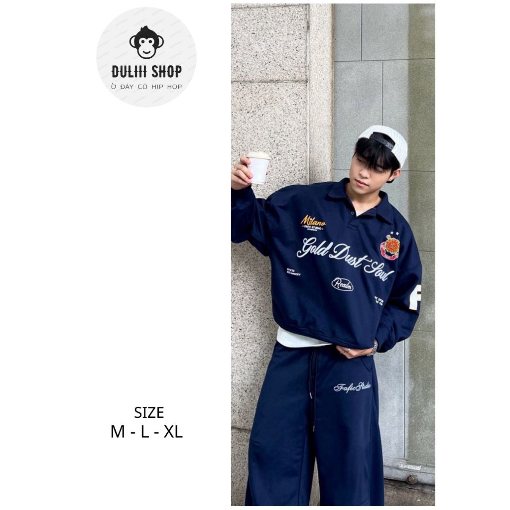 Áo sweater Hình in SOUL FAFIC Studio Nam Menswear hình in có túi chất nỉ 2 da dáng rộng boxy