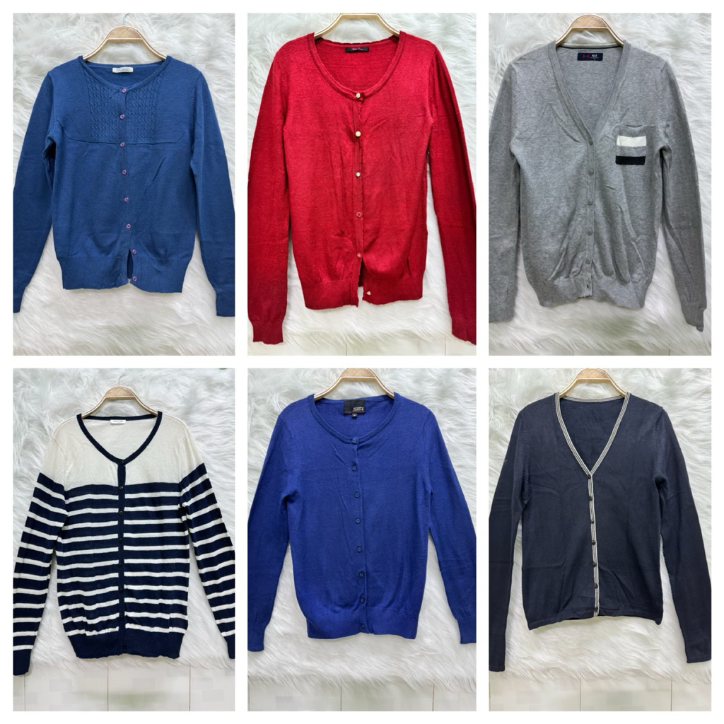 [2hand] A7 Cardigan Nhật nhiều thương hiệu Uniqlo, Glacier