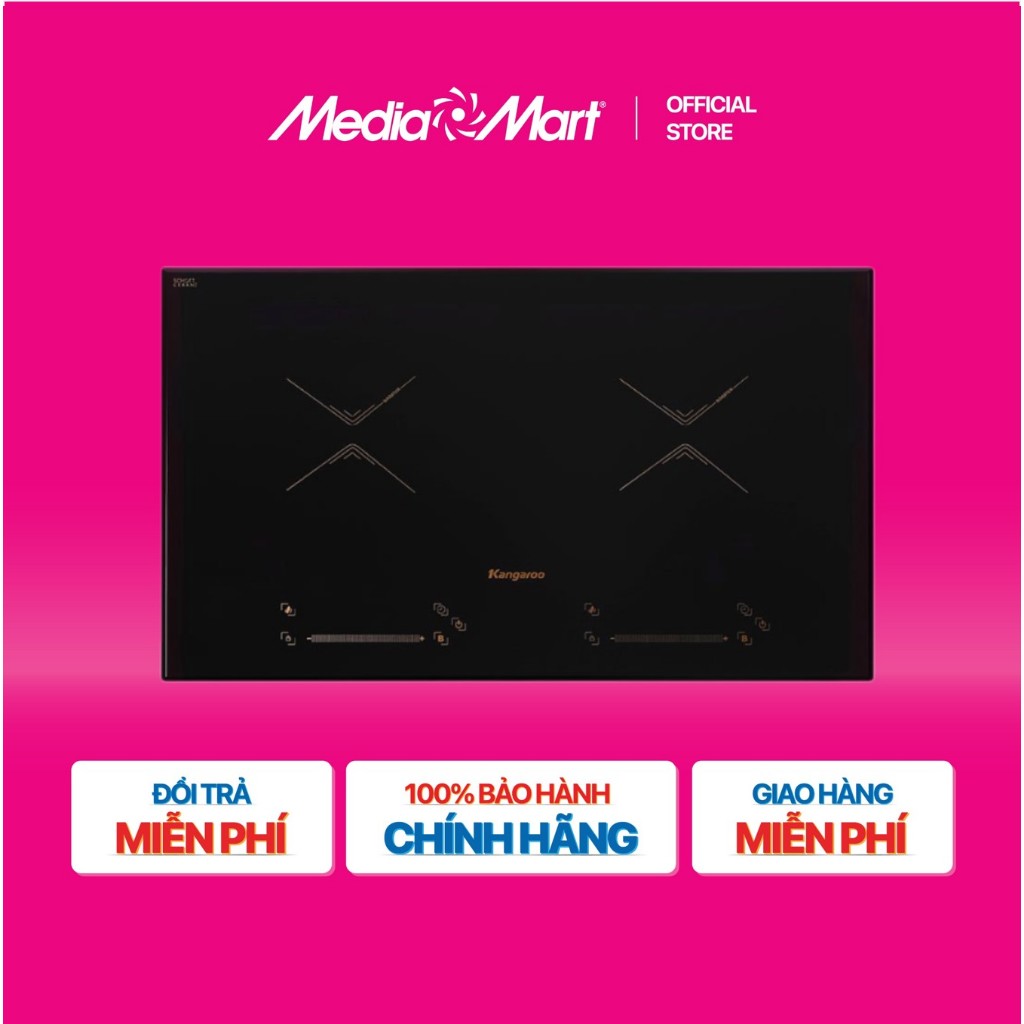 [MEDIAMART] - Bếp từ đôi Kangaroo KG859i Thailand - FREESHIP,Bảo hànhchínhhãng