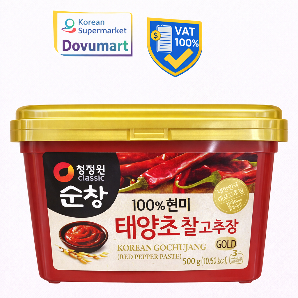 Tương Ớt Cay Gochujang Gold Daesang Hàn Quốc Hộp 500G /대상) 태양초찰고추장 500G