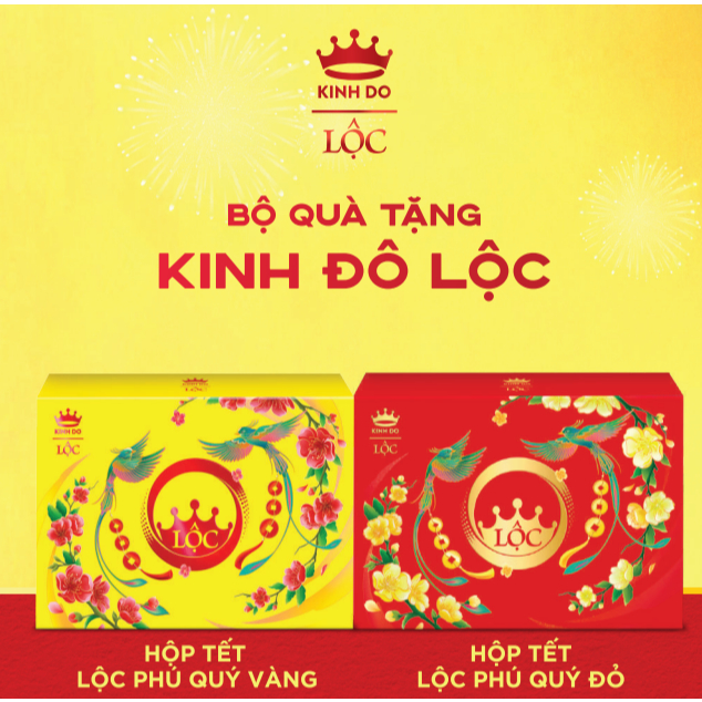 [TẾT 2026] Hộp Quà KINH ĐÔ LỘC PHÚ QUÝ - 795,4g, Thấy Kinh Đô Là Thấy Tết, Gửi Trọn Tình Thân