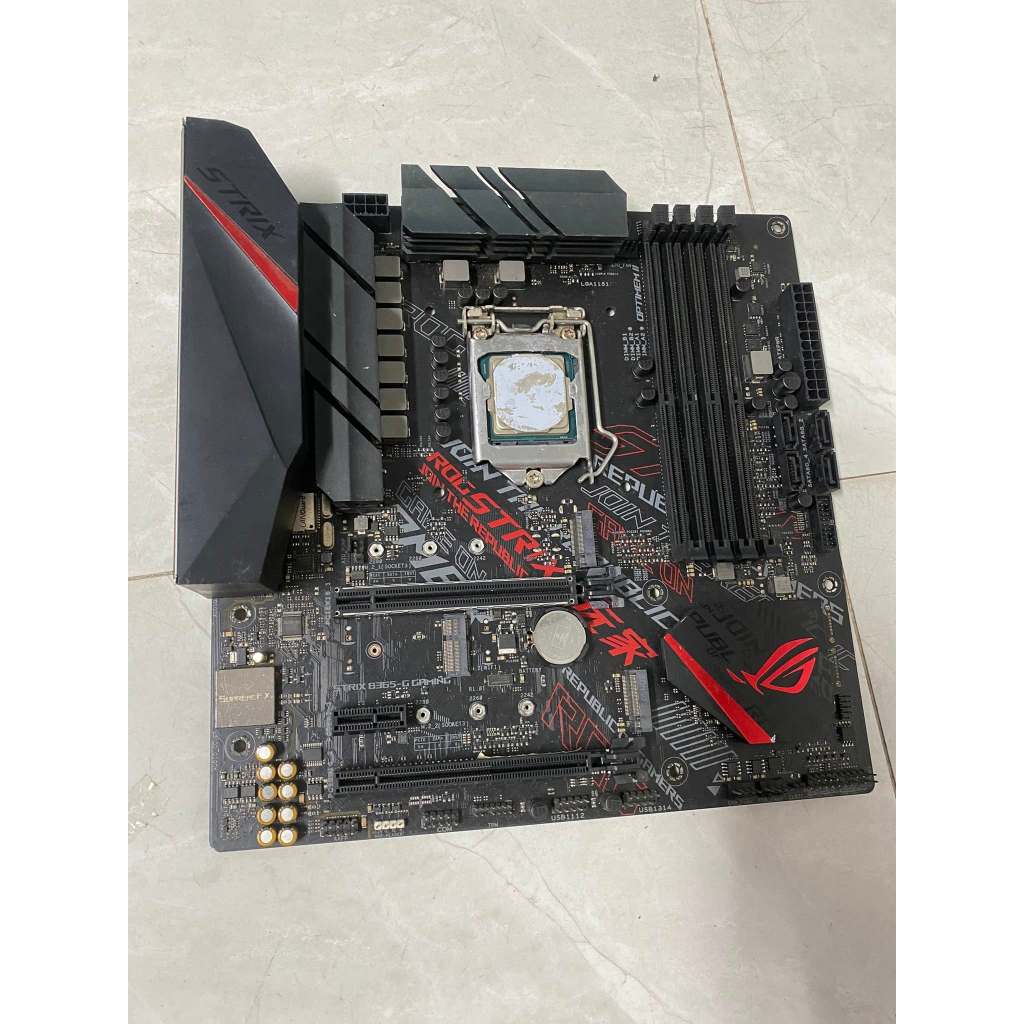 MAIN ASUS B365 STRIX SOCKET 1151V2 VÂN ĐỎ