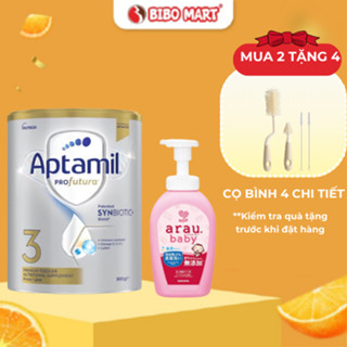  Sữa Bột  Aptamil Bạc Profutura Úc Đủ Số Phát Triển Toàn Diện Cho Bé Lon 900g - Bibo Mart 