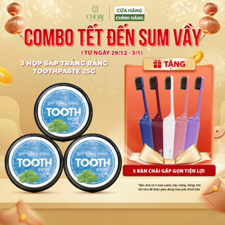  Combo 3 Kem Trắng Răng Dạng Sáp Tooth Paste Yen COSMETIC Làm Trắng Răng Giảm Hôi Miệng Làm Sạch 25g 