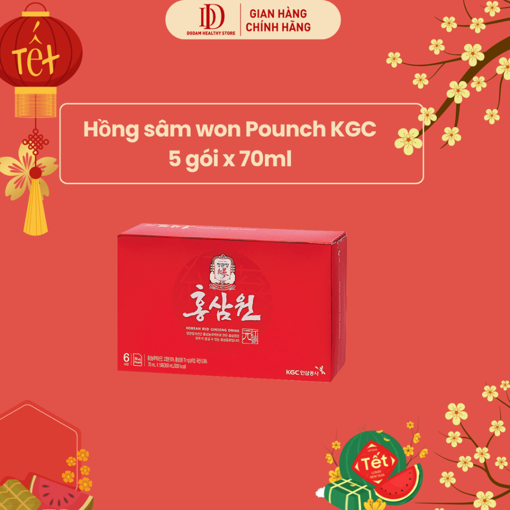 Nước Hồng Sâm Won Pounch KGC Jung Kwan Jang (70ml x 5 gói)